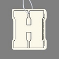 Letter "H" Air Freshener Tag